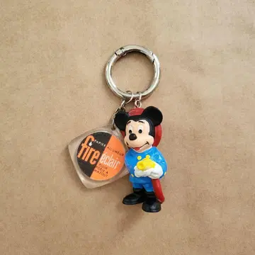 USED Keyring 미키 파이어맨 fireman