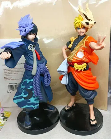 NARUTO 질풍전 20주년 기념 의상 나루토 사스케 피규어 세트 판매