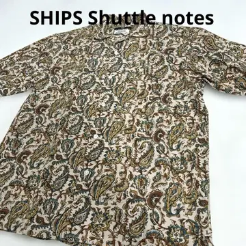 원단 브랜드 SHIPS Shuttle notes 셔틀노츠 페이즐리 무늬