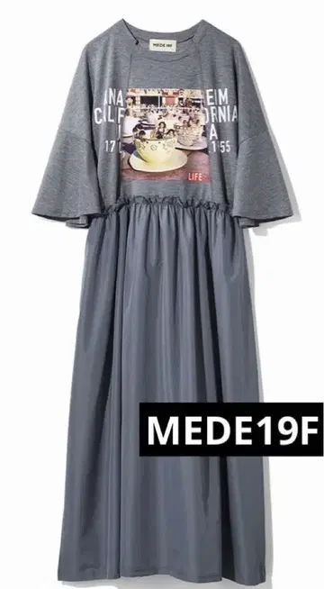 MEDE19F 그래프지 LIFE 리메이크풍 원피스 MP