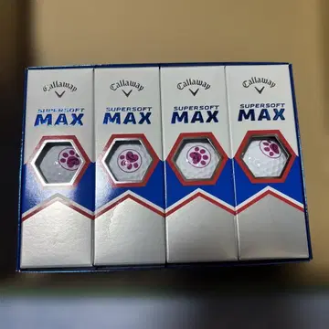 캘러웨이 골프공 SUPER SOFT MAX 베어 프린트