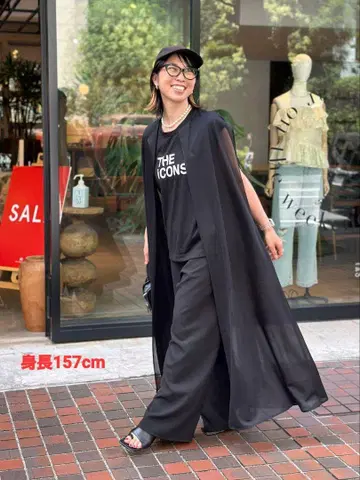 개럴개런트 앞뒤 2WAY 시어 원피스 블랙 0 사이즈