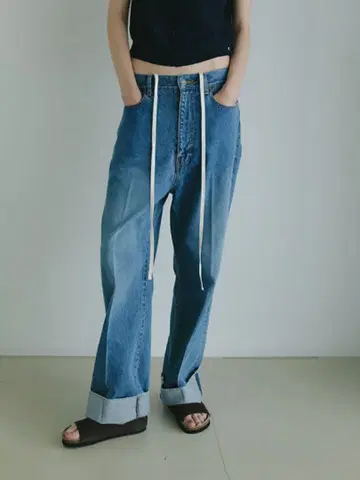 etre tokyo 허리 코드 센터 크리즈 데님 M