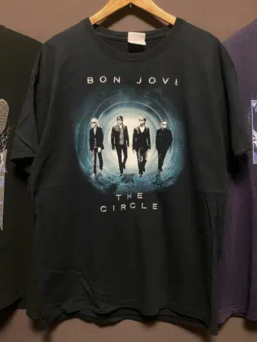 Bon Jovi The Circle 투어 티셔츠 Hanes