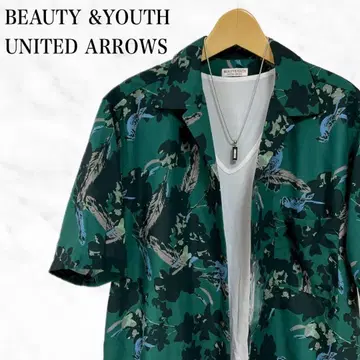 BEAUTY&YOUTH 올 패턴 셔츠 반팔 셔츠 캐주얼 셔츠