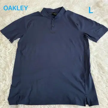 OAKLEY 오클리 남성용 골프 피케 셔츠 네이비 반팔 러닝