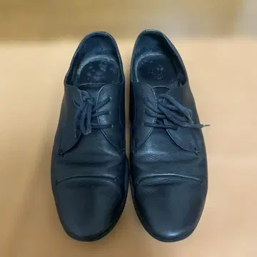 BUTTERO 블랙 가죽 레이스업 슈즈