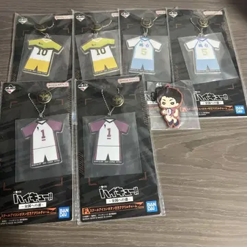 하이큐!! 제일복권 F상 6점 + 우시지마 와카토시 러버 마스코트 H상