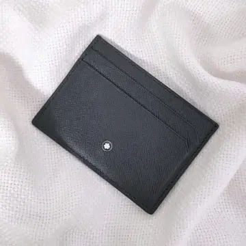 몽블랑 MONTBLANC 마이스터슈틱 가죽 카드 케이스 블랙