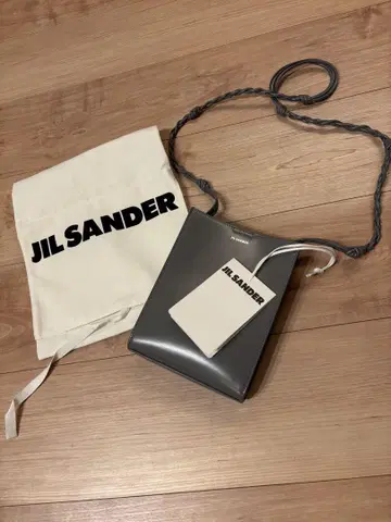 JIL SANDER 그레이 가죽 숄더백