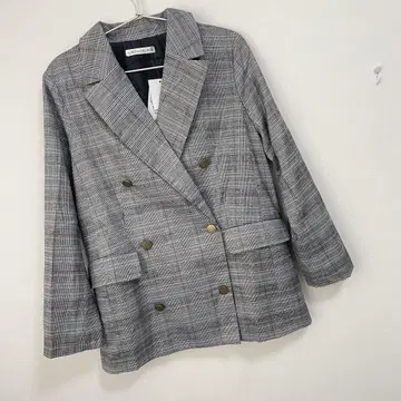 앤드도트 노스탤지어 미카상 콜라보 글렌체크 재킷
