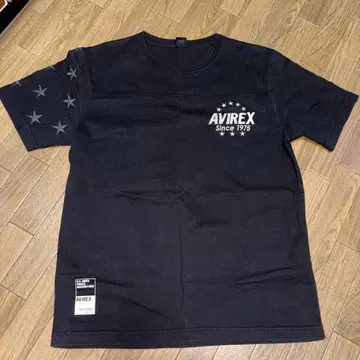 AVIREX 블랙 티셔츠 L 사이즈