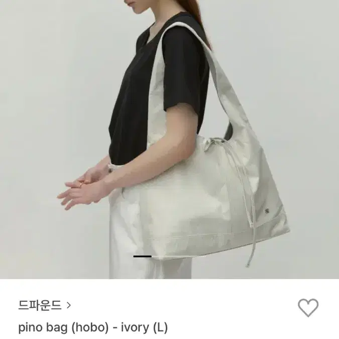DEPOUND(드파운드) pino bag (hobo) ivory (L) pino bag (hobo) - ivory (L) - DEPOUND CO LTD
