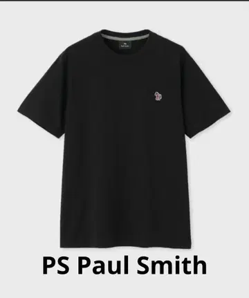 새상품급 PS Paul Smith 제브라 자수 원포인트 반팔 티셔츠