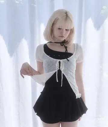 andmary Claire set tops black 블랙