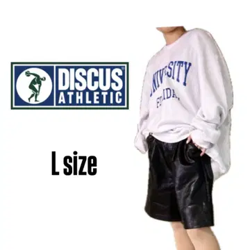 DISCUS ATHLETIC 화이트 트레이닝복 L 사이즈