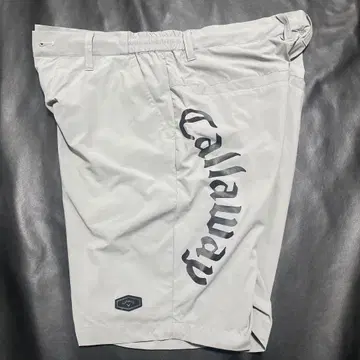 Callaway 그레이 숏팬츠 허리밴딩