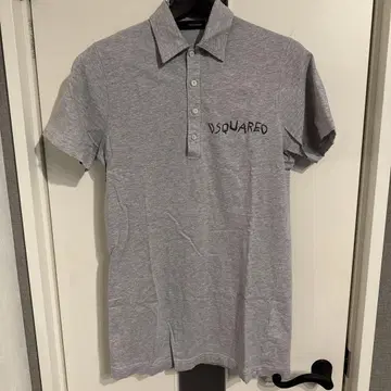 DSQUARED2 백 프린트 피케 셔츠