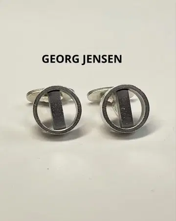 GEORG JENSEN (조지 젠슨) 91 커프 링크스 원형 디자인
