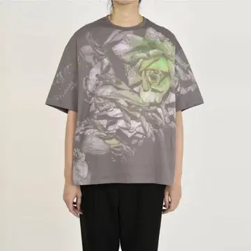 RAIN FLOWER INKJET TEE
