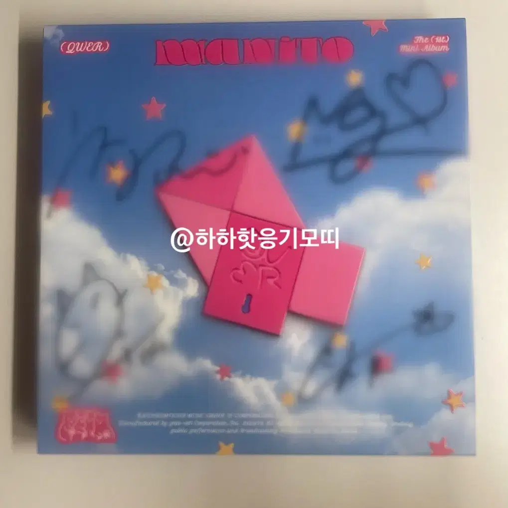 QWER 直筆サイン「MANITO」Secret ver. QWER | 큐더블유이알 qwer Manito Worry Addiction secret ver
