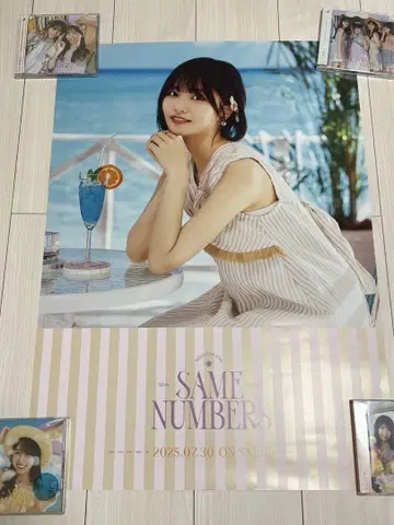 노기자카46 나카니시 아루노 SameNumbers 포스터
