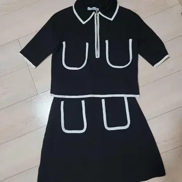 ZARA 블랙 니트 셋업
