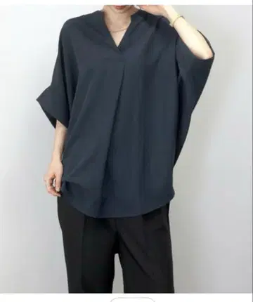 반팔 셔츠 화이트, 네이비 컬러 2매 세트