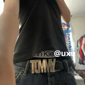 Tommy 로고 벨트 drip us hyperpop