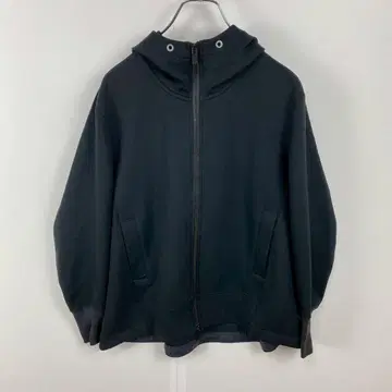하자있음 UNIQLO +J 질 샌더 드라이 스웨트 풀집업 후드티 L 블랙