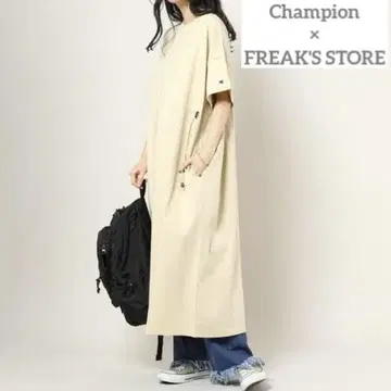Champion x 프릭스스토어 별주 코드 숏 슬리브 원피스