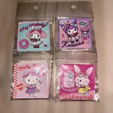 퓨로 부활절 아크릴 배지 4종 세트