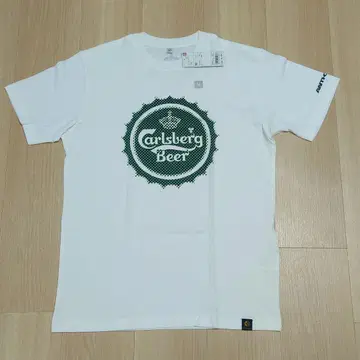 새상품 유니클로 기업 콜라보 칼스버그Carlsberg T셔츠 M 사이즈
