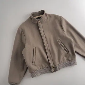 울리치 정품 울 자켓 베이지 집업 새상품급