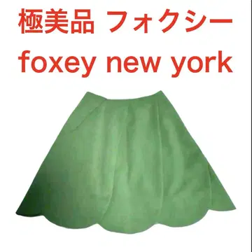 새상품급 foxey new york 폭시 플라워 페탈 스커트 38 M