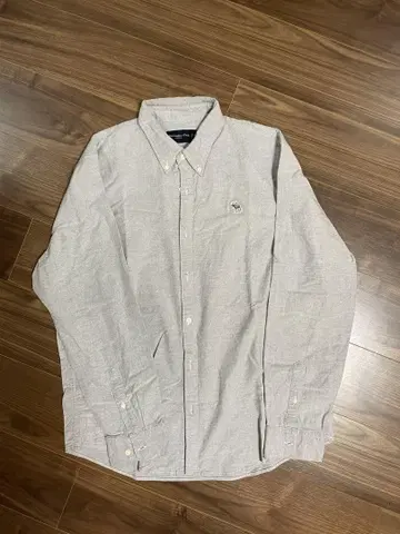 Abercrombie & Fitch 옥스퍼드 셔츠 그레이 XL