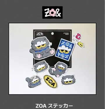 ZO&FRIENDS 팝업 ZOA 스티커 g-dragon