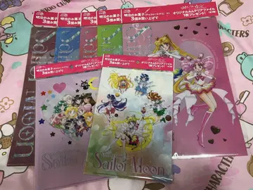 미사용 새상품 메이지 x 세일러문 클리어 파일