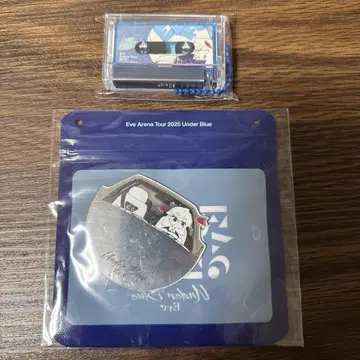 Eve UnderBlue 복권 키링 aqua + sticker