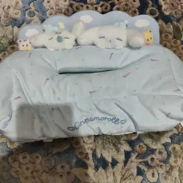 시나모롤 시나몬 티슈 박스 케이스 잠자는 시간
