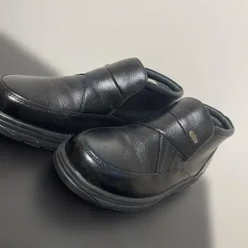 Used HYDRO-TECH 하이드로 테크 블랙 가죽 신발 4E 26cm