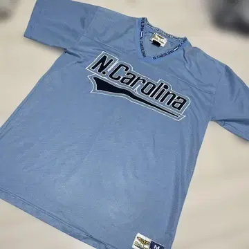 Used 노스캐롤라이나 메쉬 티셔츠 게임 셔츠 라이트 블루 M
