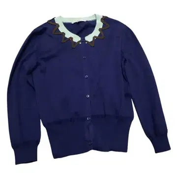 CARVEN 가디건 네이비 S 사이즈 긴팔 칼벤