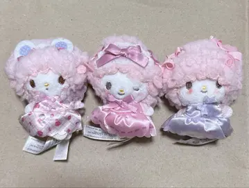 산리오 마이 스위트 피아노 시크릿 퍼펫 마스코트 3점
