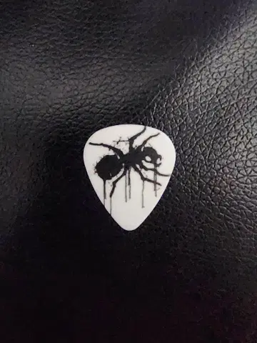 라이브 실사용 The Prodigy 기타 피크 Tortex 화이트