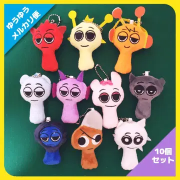 스플랭키 마스코트 키홀더 (총 10종 세트)