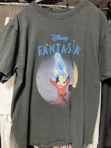 Disney FANTASIA 티셔츠 M 사이즈 다크 그레이