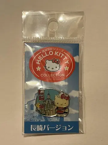 헬로키티 지역 키티 나가사키 한정 핀 배지