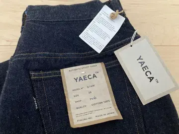 새상품 YAECA 야에카 데님 9-14w 와이드 테이퍼드 29 여성용