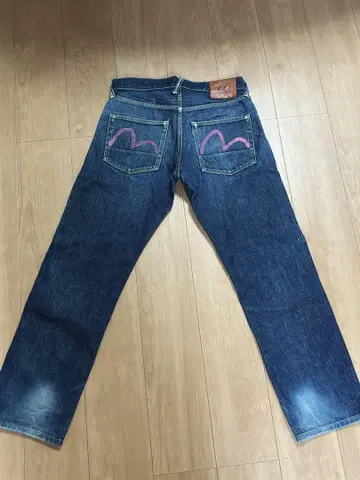 EVISU 데님 NO.2 핑크 32 X 35 lot 2000